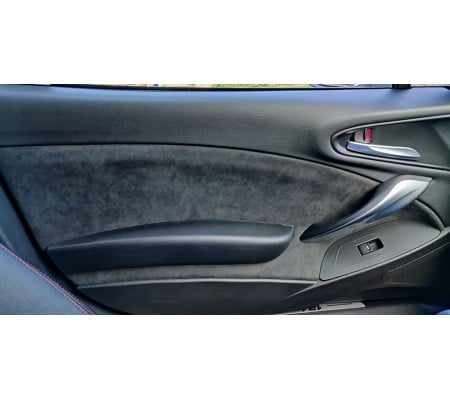 Alcantara door card inserts